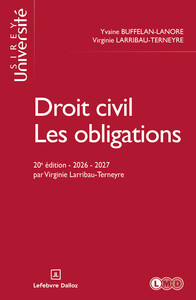 DROIT CIVIL. LES OBLIGATIONS. 20E ED.