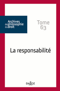 La responsabilité - Tome 63