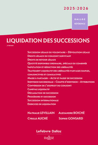 Liquidation des successions 2025/2026. 7e éd.