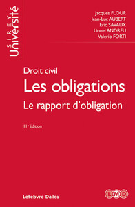 DROIT CIVIL - LES OBLIGATIONS LE RAPPORT D'OBLIGATION 11ED