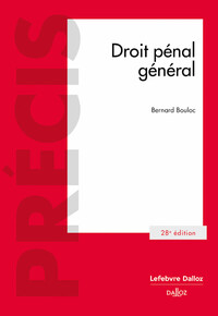 Droit pénal général 28ed