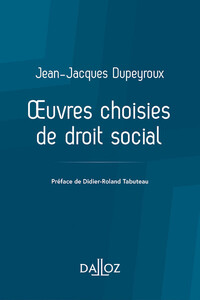 Oeuvres choisies de droit social