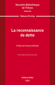 LA RECONNAISSANCE DE DETTE. VOLUME 233