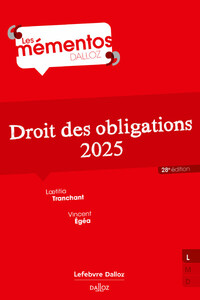 DROIT DES OBLIGATIONS 2025. 28E ED.