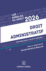 Annales Droit administratif 2026
