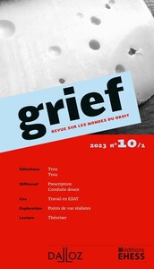 Grief 2023 n°10/1 - Revue sur les mondes du droit