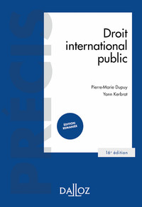 DROIT INTERNATIONAL PUBLIC. 16E ED.