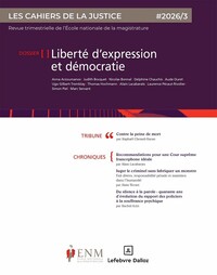 Les cahiers de la justice 2026/3