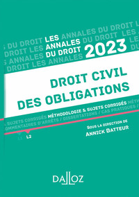 Annales Droit civil des obligations 2023