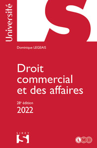 DROIT COMMERCIAL ET DES AFFAIRES 2022 28ED