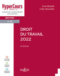 Droit du travail 2022. 15e éd.