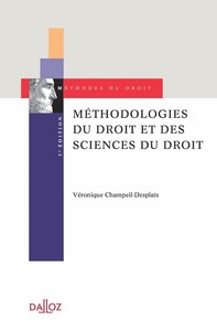 Méthodologies du droit et des sciences du droit 3ed