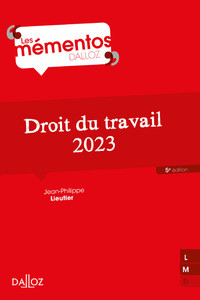 Droit du travail 2023 5ed