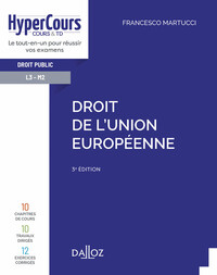 DROIT DE L'UNION EUROPEENNE. 3E ED.