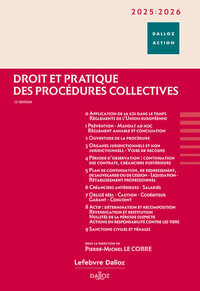 Droit et pratique des procédures collectives 2025/2026. 13e éd.