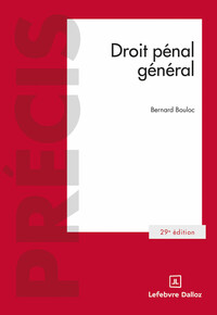 Droit pénal général. 29e éd.