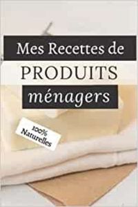 MES RECETTES DE PRODUITS MENAGERS 100% NATURELLES - CAHIER POUR PREPARER VOS PRODUITS MENAGERS ET CO