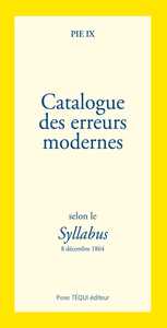 Catalogue des erreurs modernes