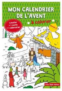 MON CALENDRIER DE L'AVENT A COLORIER - ANNEE A