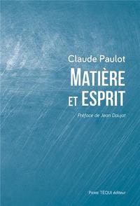 MATIERE ET ESPRIT