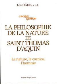 La philosophie de la nature de saint Thomas d'Aquin