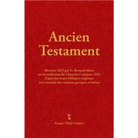 ANCIEN TESTAMENT - CRAMPON 1923 - 2023