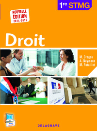 Droit 1re STMG, Pochette de l'élève