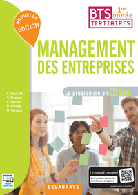 Management des entreprises 1re année BTS Tertiaires Nouvelle édition (2016) - Pochette élève