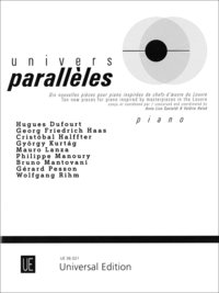 UNIVERS PARALLELES - PIANO - 10 PIECES INSPIREES DU LOUVRE