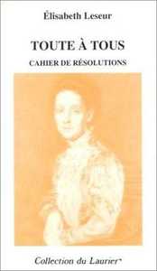 TOUTE A TOUS. CAHIERS DE RESOLUTIONS