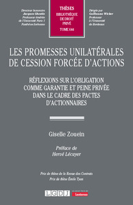 Les promesses unilatérales de cession forcée d'actions