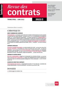 Revue des Contrats N°2-2022