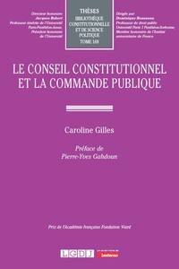 Le Conseil constitutionnel et la commande publique