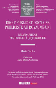 Droit public et doctrine publiciste au Royaume-Uni