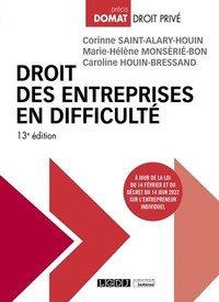 DROIT DES ENTREPRISES EN DIFFICULTE - A JOUR DE LA LOI DU 14 FEVRIER ET DU DECRET DU 14 JUIN 2022 SU