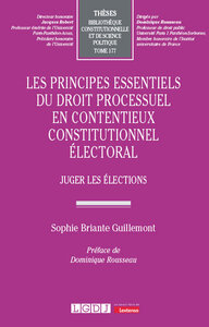 Les principes essentiels du droit processuel en contentieux constitutionnel électoral