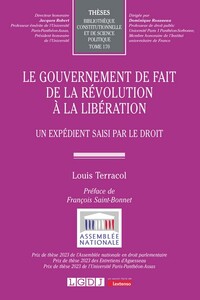 LE GOUVERNEMENT DE FAIT DE LA REVOLUTION A LA LIBERATION - VOL170 - UN EXPEDIENT SAISI PAR LE DROIT