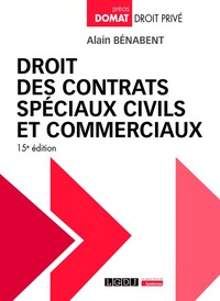 DROIT DES CONTRATS SPECIAUX CIVILS ET COMMERCIAUX