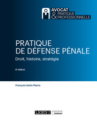 PRATIQUE DE DEFENSE PENALE - DROIT, HISTOIRE, STRATEGIE