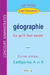 Fiches géographie catégories A et B