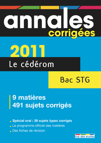 Annales corrigées Brevet 2011 CD bac STG