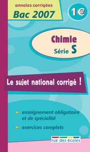 Sujet national chimie série S