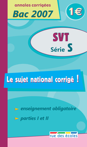 Sujet national SVT série S