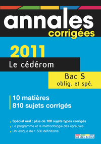 Annales corrigées Bac S 2011