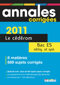 Annales corrigées Brevet 2011 CD bac ES