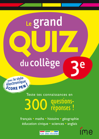 Le grand quiz du collège 3e