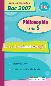 Sujet national philosophie série S