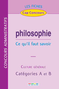 Fiches philosophie catégorie A et B