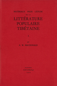 Matériaux pour l'étude de la littérature populaire tibétaine