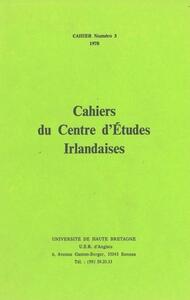 CAHIERS IRLANDAIS 3